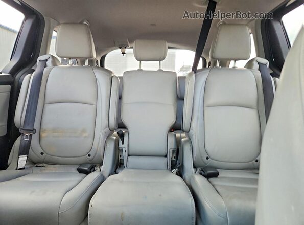 5FNRL6H73KB044310 2019 HONDA ODYSSEY Blue Rear seats view