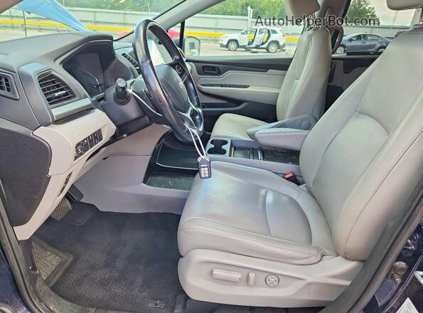 5FNRL6H73KB044310 2019 HONDA ODYSSEY Blue Front interior view