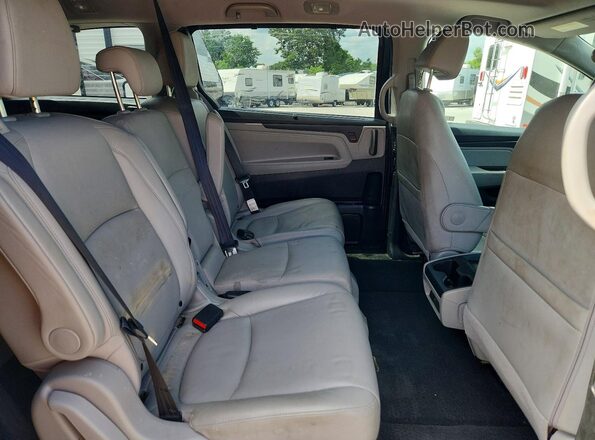 5FNRL6H73KB044310 2019 HONDA ODYSSEY Blue Rear interior view