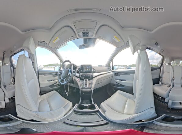 5FNRL6H73KB044310 2019 HONDA ODYSSEY Blue 360 interior view
