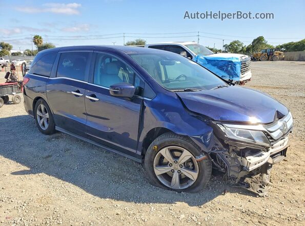 5FNRL6H73KB136128 2019 HONDA ODYSSEY Blue Առջևի աջ