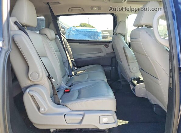 5FNRL6H73KB136128 2019 HONDA ODYSSEY Blue Սալոնի հետևի տեսք