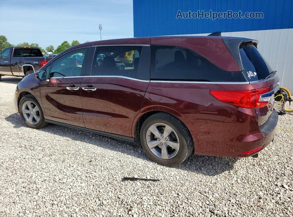 5FNRL6H73LB066079 2020 HONDA ODYSSEY Maroon Trasero izquierdo