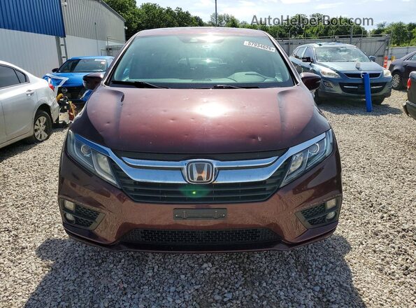 5FNRL6H73LB066079 2020 HONDA ODYSSEY Maroon Vista frontal