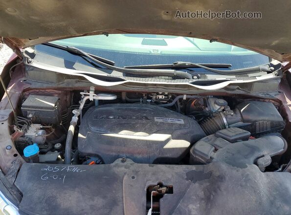 5FNRL6H73LB066079 2020 HONDA ODYSSEY Maroon Vista del compartimento del motor