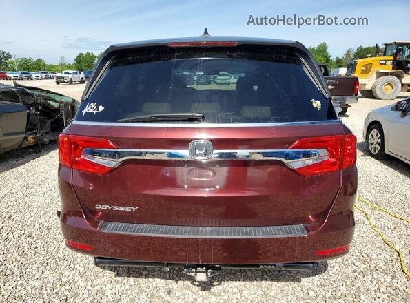 5FNRL6H73LB066079 2020 HONDA ODYSSEY Maroon Vista trasera