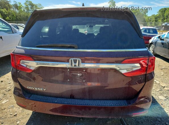5FNRL6H73LB071119 2020 HONDA ODYSSEY Burgundy უკანა ხედი