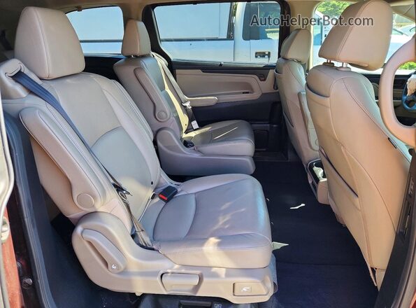 5FNRL6H73LB071119 2020 HONDA ODYSSEY Burgundy უკანა სალონის ხედი