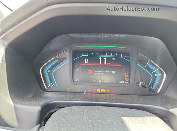 5FNRL6H73LB072948 2020 HONDA ODYSSEY Silver ხელსაწყოთა პანელის ხედი