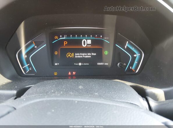 5FNRL6H73PB022525 2023 HONDA ODYSSEY Red Widok tylnych siedzeń