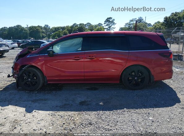 5FNRL6H73PB022525 2023 HONDA ODYSSEY Red 