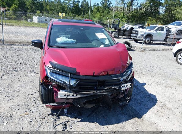 5FNRL6H73PB022525 2023 HONDA ODYSSEY Red Widok wnętrza z tyłu