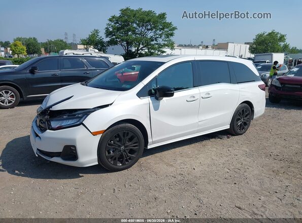 5FNRL6H73SB008567 2025 HONDA ODYSSEY Белый Передняя левая четверть
