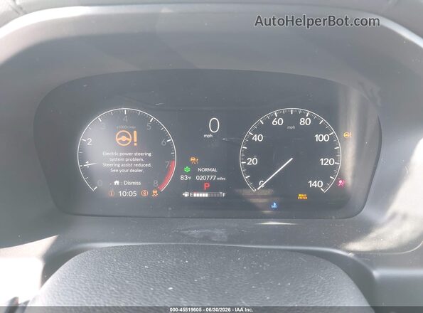 5FNRL6H73SB008567 2025 HONDA ODYSSEY Белый Вид задних сидений