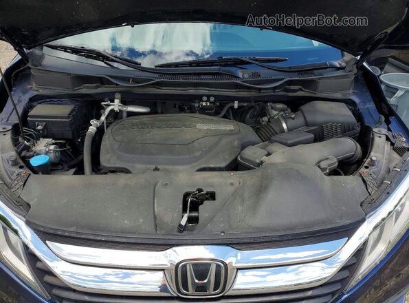 5FNRL6H74JB020693 2018 HONDA ODYSSEY Blue 