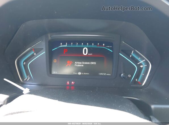 5FNRL6H74JB079274 2018 HONDA ODYSSEY Серый Вид задних сидений