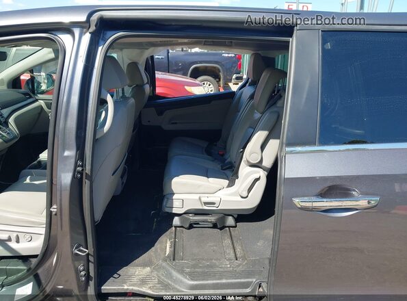 5FNRL6H74JB079274 2018 HONDA ODYSSEY Серый Вид наклейки с VIN-кодом