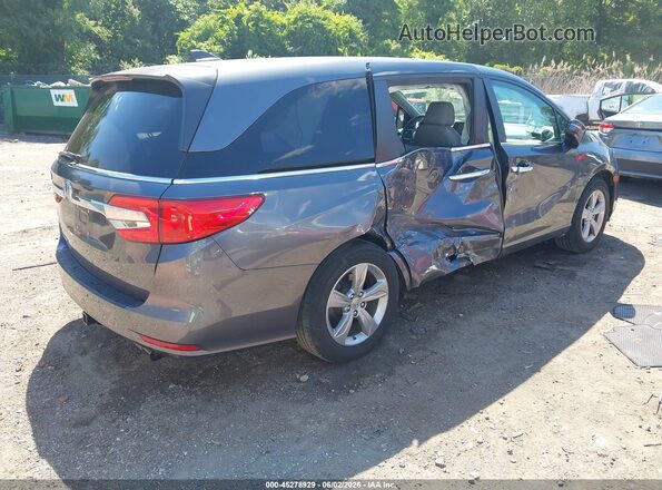 5FNRL6H74JB079274 2018 HONDA ODYSSEY Серый Задняя правая четверть