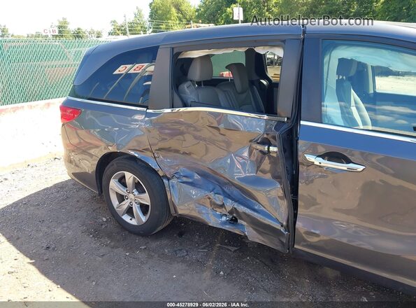 5FNRL6H74JB079274 2018 HONDA ODYSSEY Серый Вид спереди