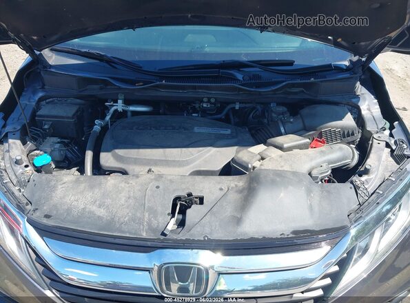 5FNRL6H74JB079274 2018 HONDA ODYSSEY Серый Вид сзади