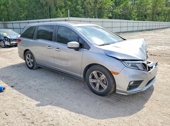 5FNRL6H74KB058765 2019 HONDA ODYSSEY Silver Delantero derecho