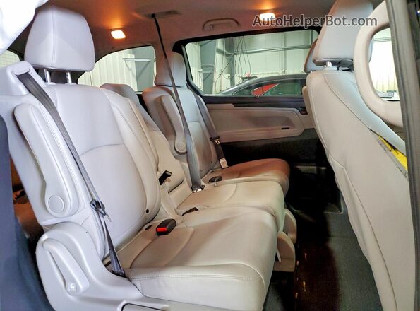 5FNRL6H74KB083147 2019 HONDA ODYSSEY Black Rear interior view