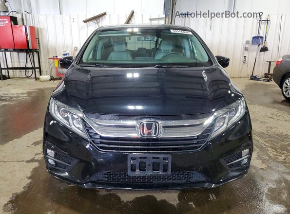5FNRL6H74KB083147 2019 HONDA ODYSSEY Black Front view