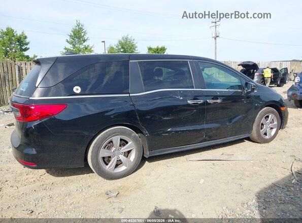 5FNRL6H74KB129432 2019 HONDA ODYSSEY Черный Вид задней части салона