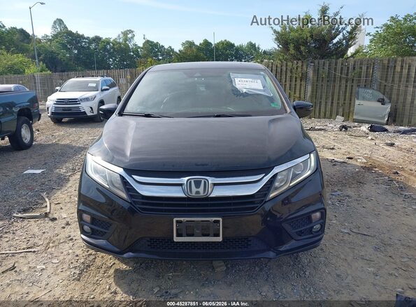 5FNRL6H74KB129432 2019 HONDA ODYSSEY Черный Вид щитка приборов