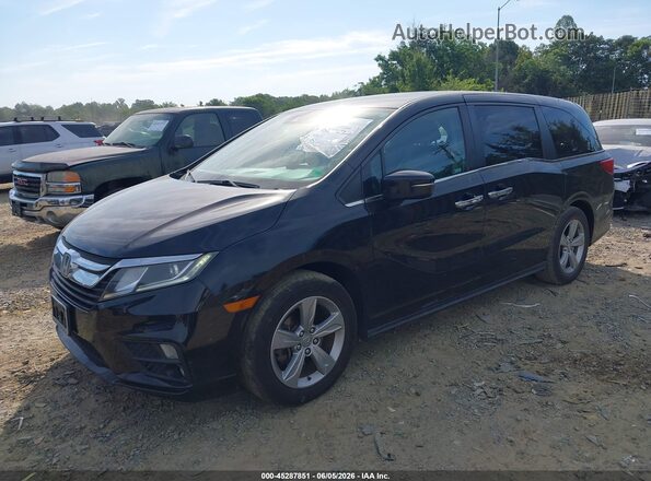 5FNRL6H74KB129432 2019 HONDA ODYSSEY Черный Передняя левая четверть