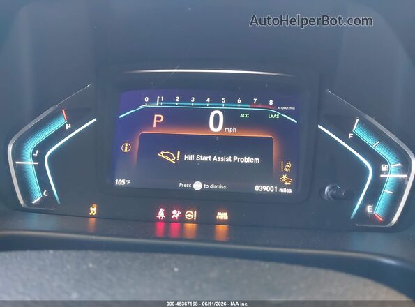 5FNRL6H74LB011009 2020 HONDA ODYSSEY Gray 