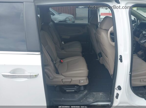 5FNRL6H74LB047587 2020 HONDA ODYSSEY White VIN კოდის სტიკერის ხედი