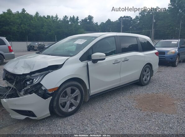 5FNRL6H74LB047587 2020 HONDA ODYSSEY White წინა მარცხენა ხედი სამი მეოთხედიდან