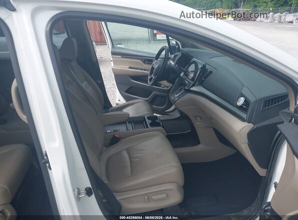 5FNRL6H74LB047587 2020 HONDA ODYSSEY White წინა სალონის ხედი
