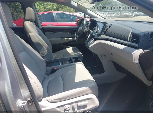 5FNRL6H74NB069401 2022 HONDA ODYSSEY Silver Widok wnętrza z przodu