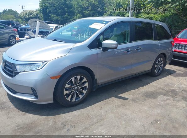 5FNRL6H74NB069401 2022 HONDA ODYSSEY Silver Przód lewy