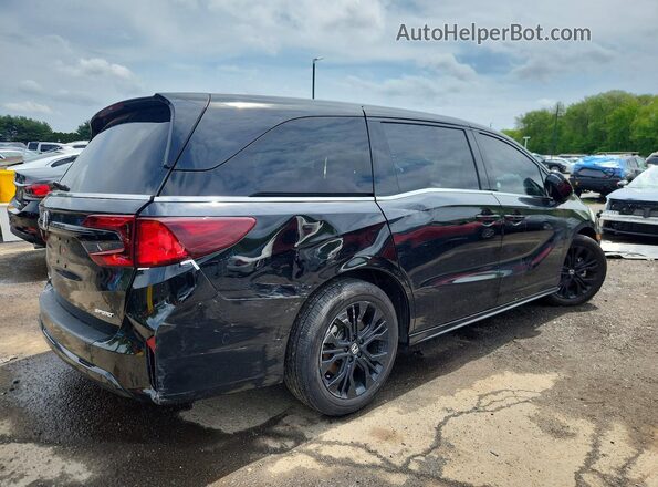 5FNRL6H74SB058359 2025 HONDA ODYSSEY Black Rear right