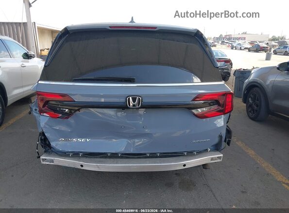 5FNRL6H74SB078174 2025 HONDA ODYSSEY Gray Widok z przodu