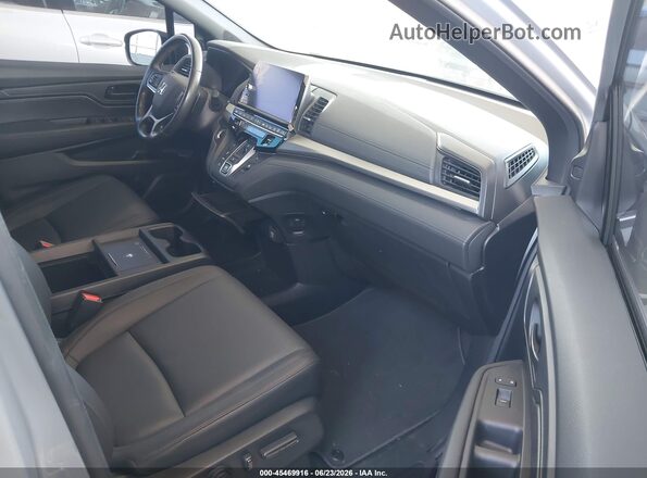 5FNRL6H74SB078174 2025 HONDA ODYSSEY Gray Widok wnętrza z przodu