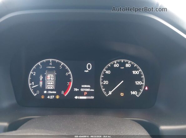 5FNRL6H74SB078174 2025 HONDA ODYSSEY Gray Widok tylnych siedzeń