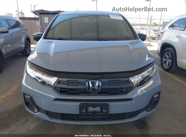 5FNRL6H74SB078174 2025 HONDA ODYSSEY Gray Widok wnętrza z tyłu