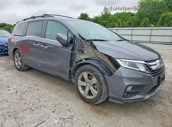 5FNRL6H75JB102058 2018 HONDA ODYSSEY Серый Передняя правая четверть