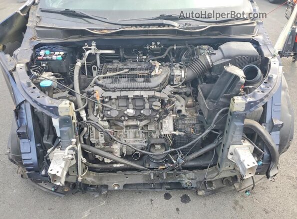 5FNRL6H75KB017156 2019 HONDA ODYSSEY Blue ძრავის განყოფილების ხედი