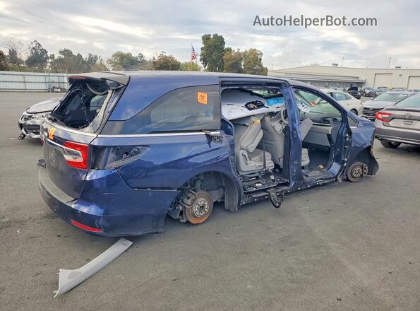 5FNRL6H75KB017156 2019 HONDA ODYSSEY Blue უკანა მარჯვენა