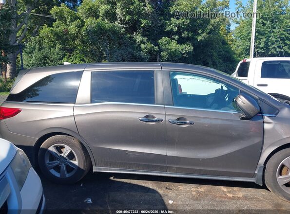 5FNRL6H75KB067247 2019 HONDA ODYSSEY Gray უკანა სალონის ხედი