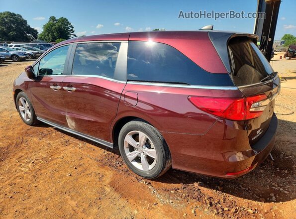 5FNRL6H75KB074683 2019 HONDA ODYSSEY Burgundy უკანა მარცხენა