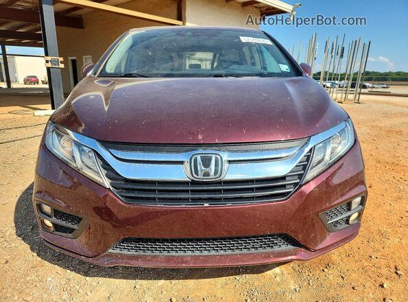 5FNRL6H75KB074683 2019 HONDA ODYSSEY Burgundy წინა ხედი