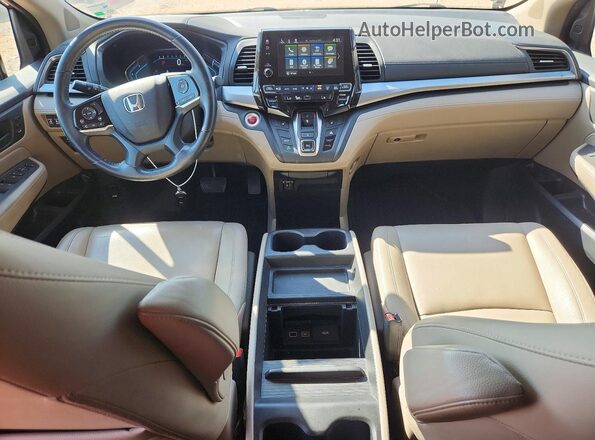 5FNRL6H75KB074683 2019 HONDA ODYSSEY Burgundy წინა პანელის ხედი