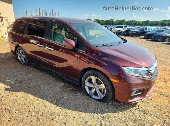 5FNRL6H75KB074683 2019 HONDA ODYSSEY Burgundy წინა მარჯვენა