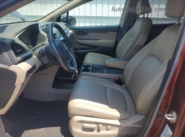 5FNRL6H75KB103180 2019 HONDA ODYSSEY Burgundy Սալոնի դիմացի տեսք